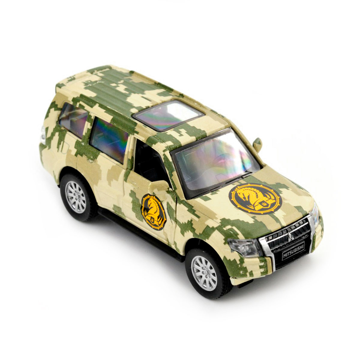 Автомодель Mitsubishi Pajero 4WD Turbo 47 ОМБр Шеврони Героїв 1:43 — превʼю 14