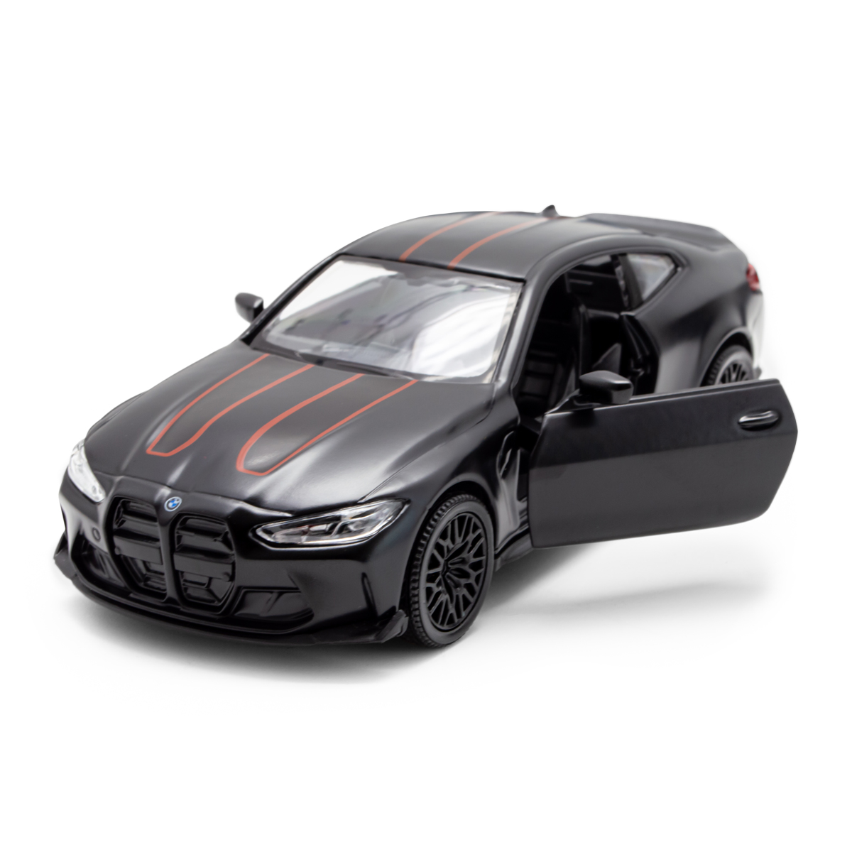 Автомодель BMW M4 CSL 2023 Techno Drive 1:38 металева Чорна — превʼю 15
