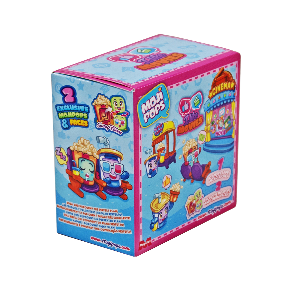 Ігровий набір Кінотеатр з фігурками Moji Pops Box I Like дитячий кольоровий — превʼю 2