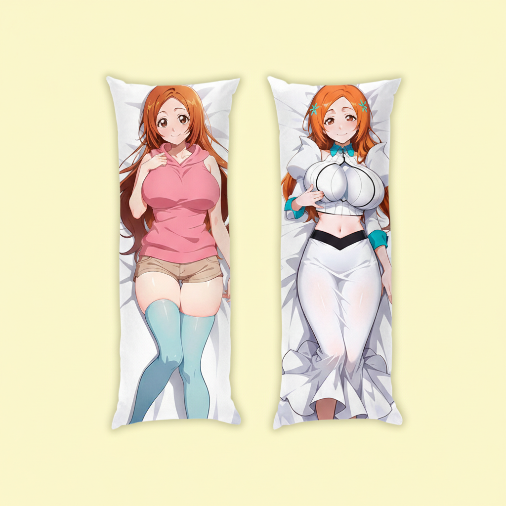 Подушка дакімакура Оріхіме Іное Orihime Inoue Бліч Bleach 13х34 см — превʼю 1