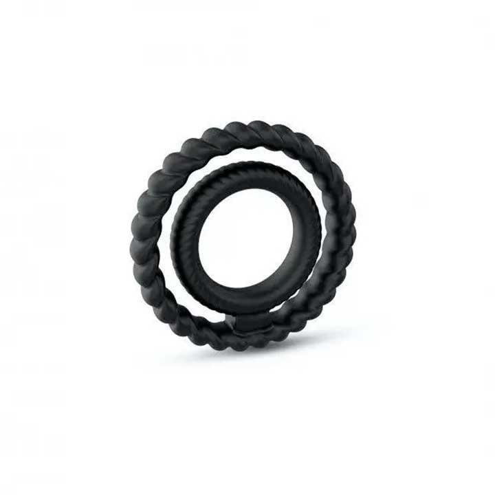Подвійне ерекційне кільце Dorcel Dual Ring Чорний