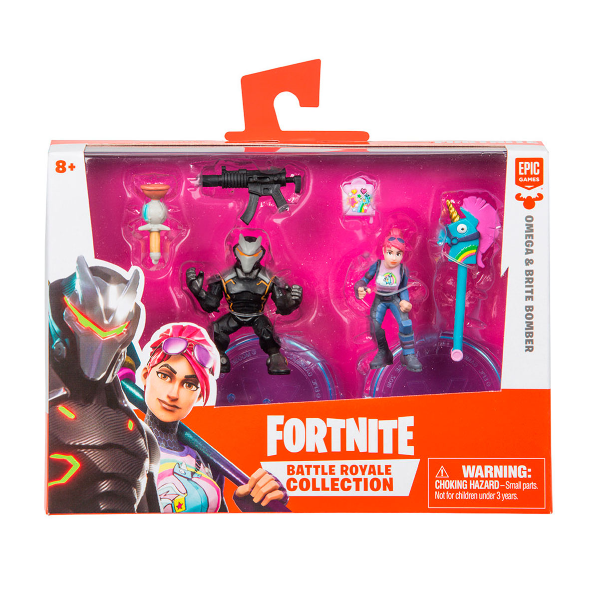 Набір ігрових фігурок Fortnite Бомбістка-Ідеалістка та Омега 2 шт — превʼю 1