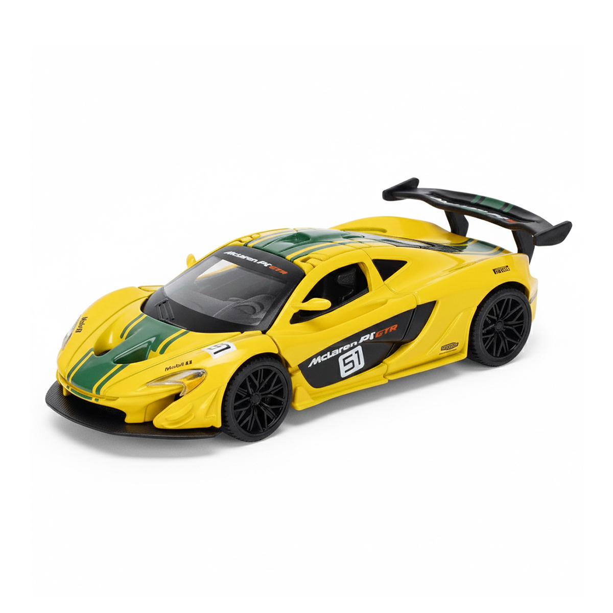 Автомодель Techno Drive McLaren P1 металева 1:43 Жовта — превʼю 1