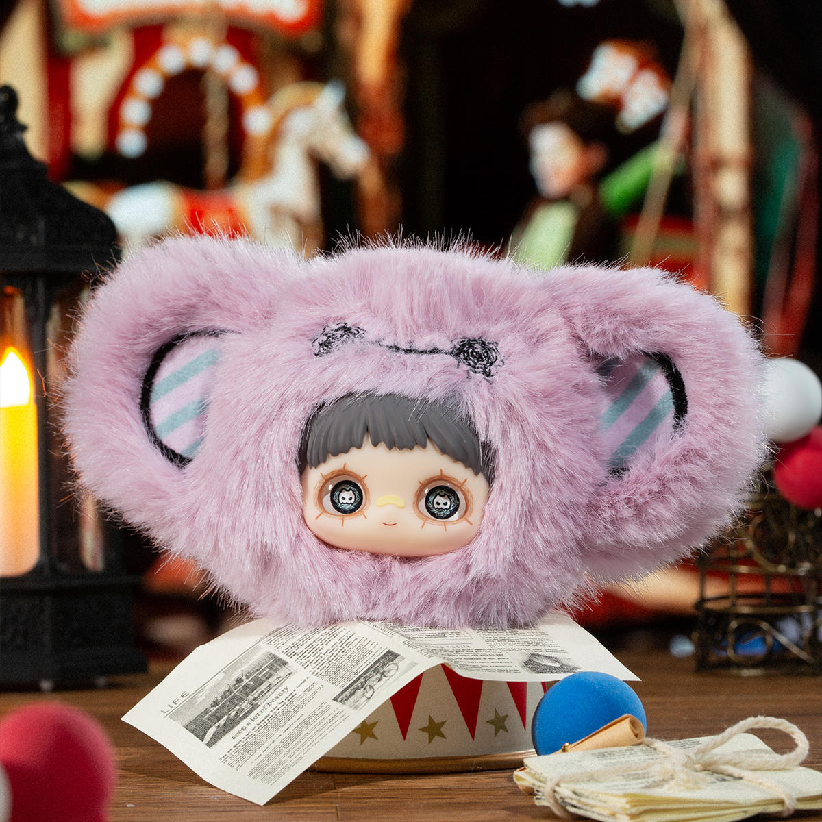 М'яка іграшка POP TOP Hi TOY – MayMei Шалений цирк – Кільце – Кольорова — превʼю 16
