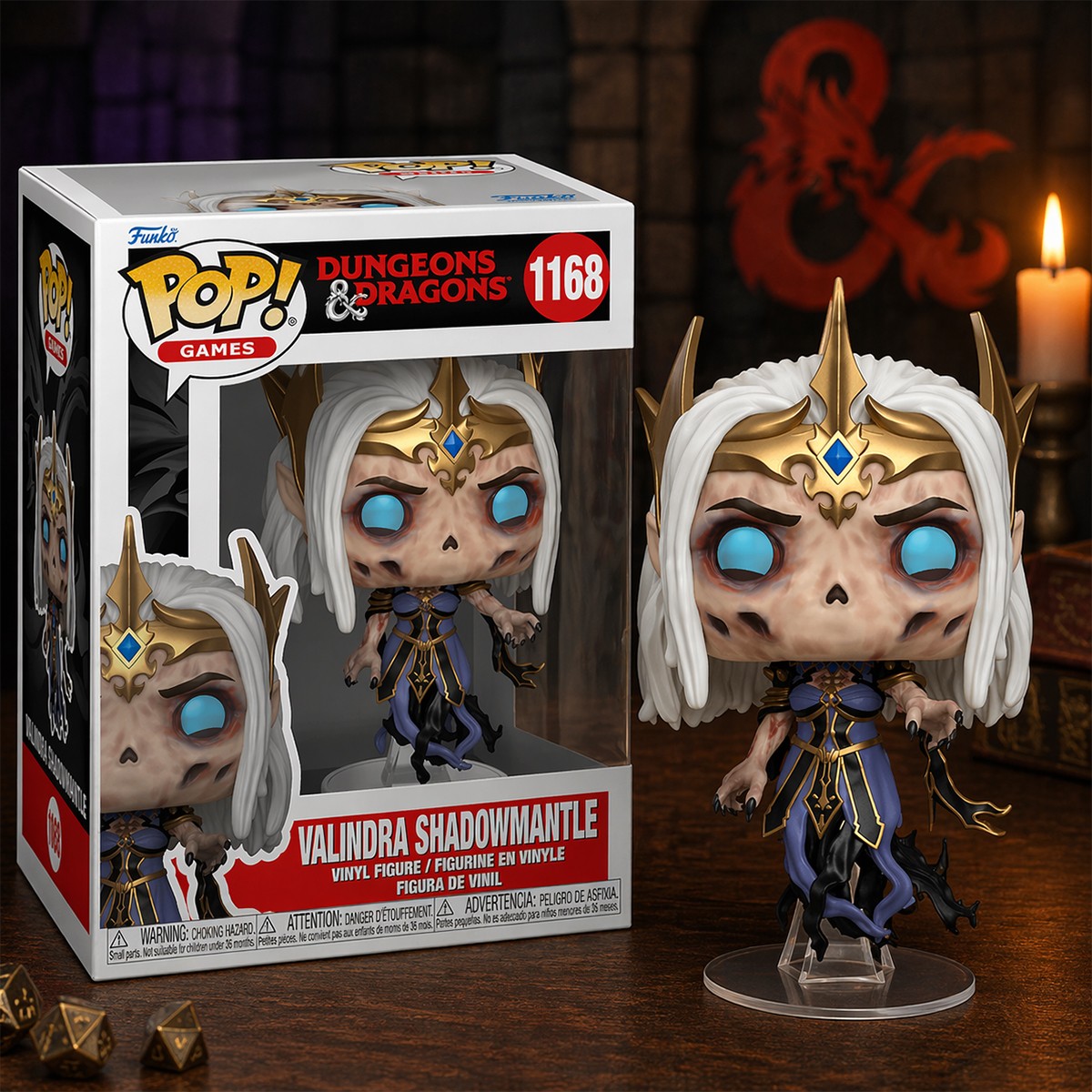 Колекційна фігурка Підземелля та Дракони - Valindra Shadowmantle - Funko POP — превʼю 3