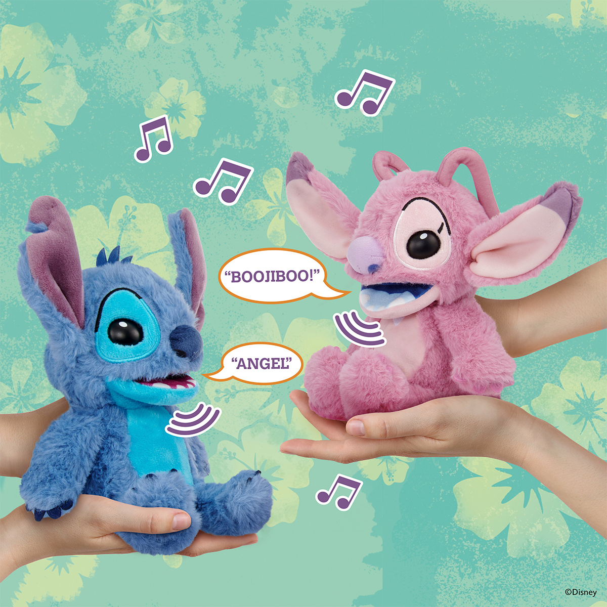М'яка іграшка Puppetronic by Real FX Palm – Стіч (Stitch) – Disney — превʼю 5
