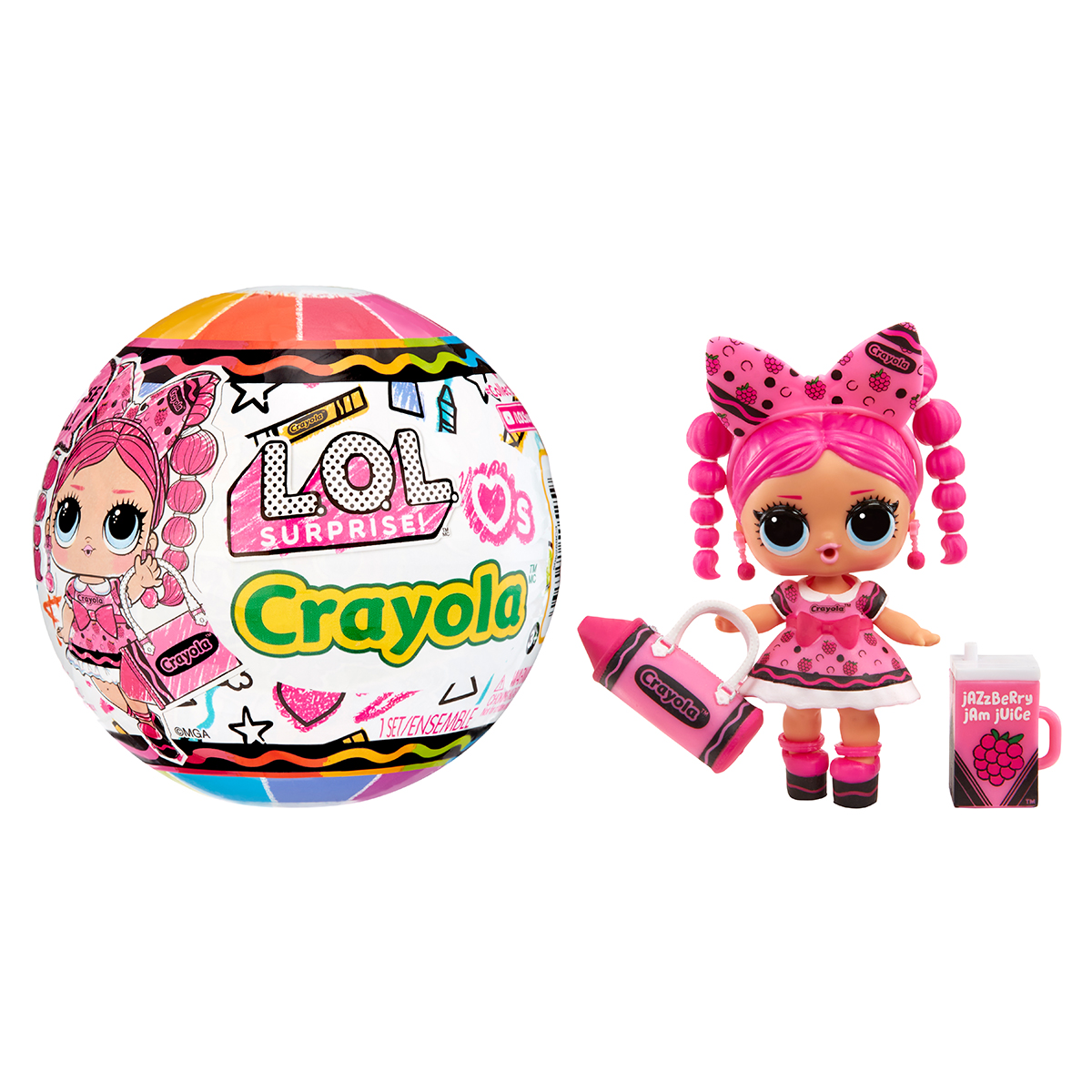 Лялька L.O.L. Surprise! серії Loves Crayola 7 сюрпризів — превʼю 1