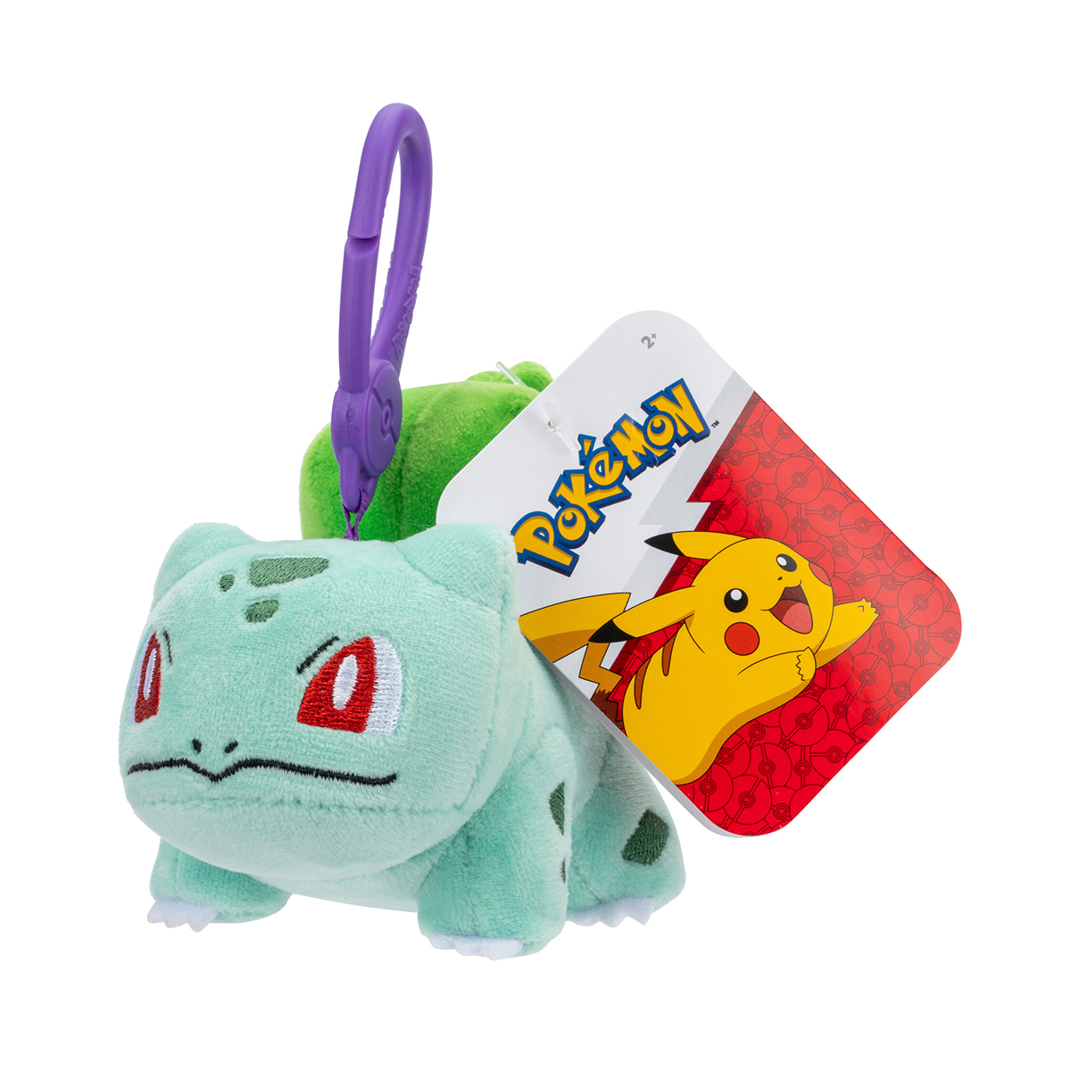 М'яка іграшка на кліпсі The Pokémon Company – Bulbasaur – 11 см — превʼю 5
