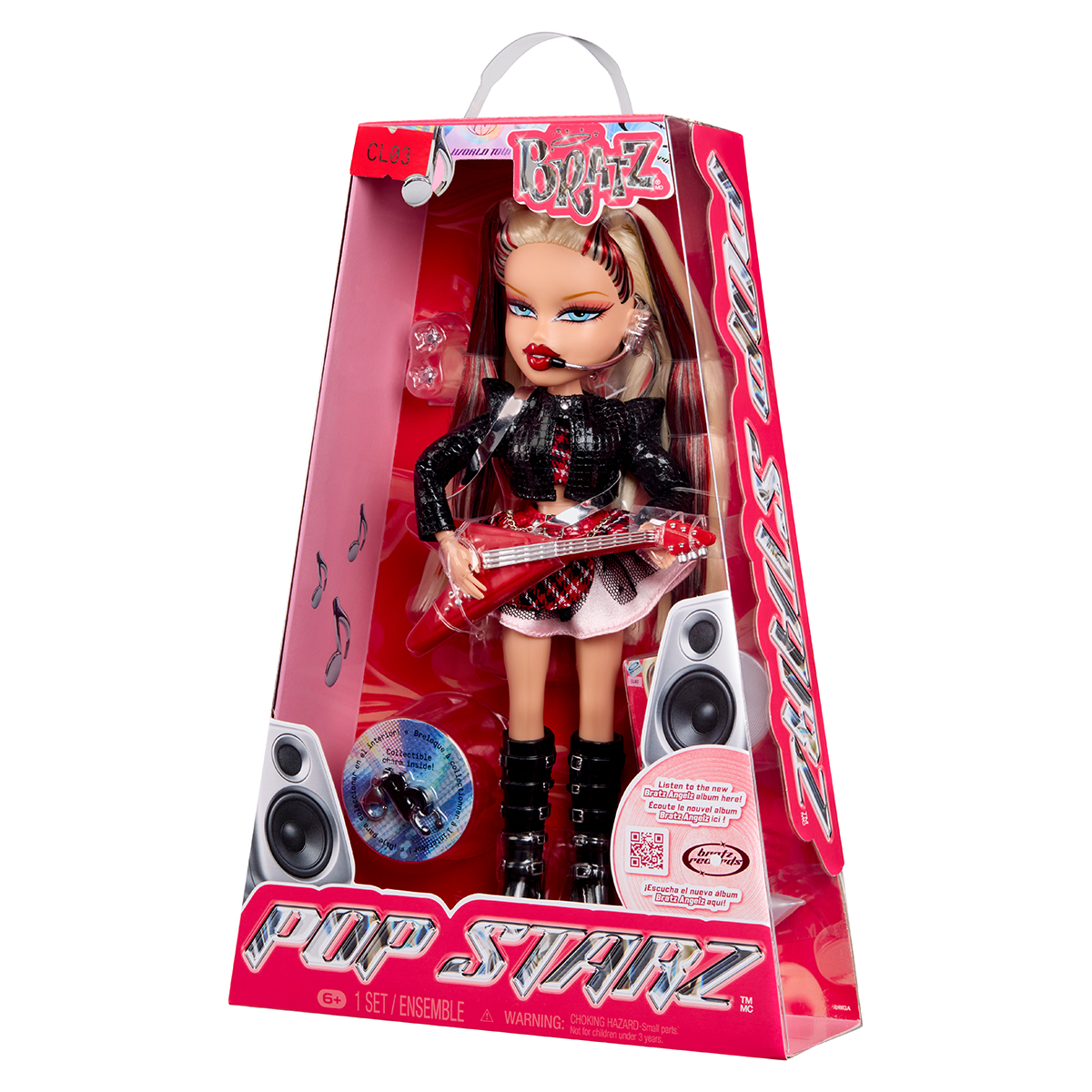 Лялька Bratz Pop Starz Хлоя з гітарою та аксесуарами 15 точок артикуляції — превʼю 3