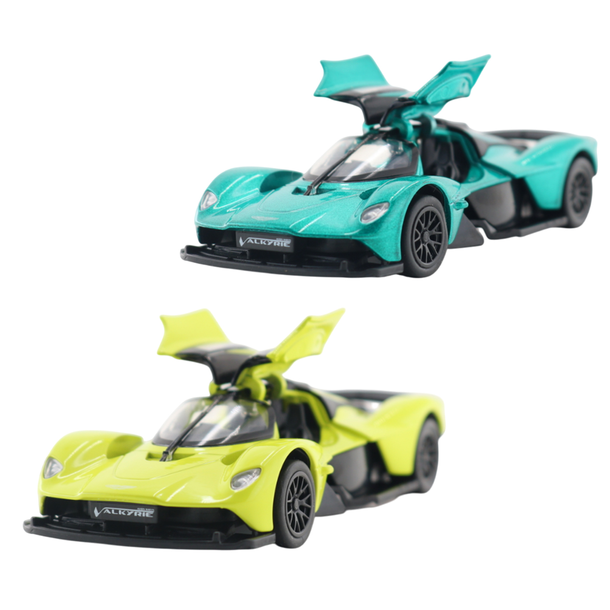 Автомодель Techno Drive Aston Martin Valkyrie 2024 металева 1:39 Зелена