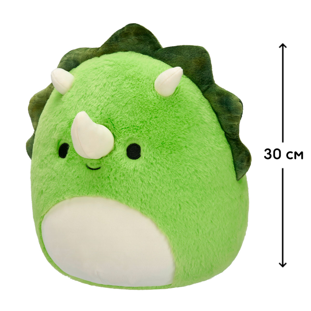 М'яка іграшка Squishmallows - Тріцератопс Трістан (Tristan) - 30 см — превʼю 2