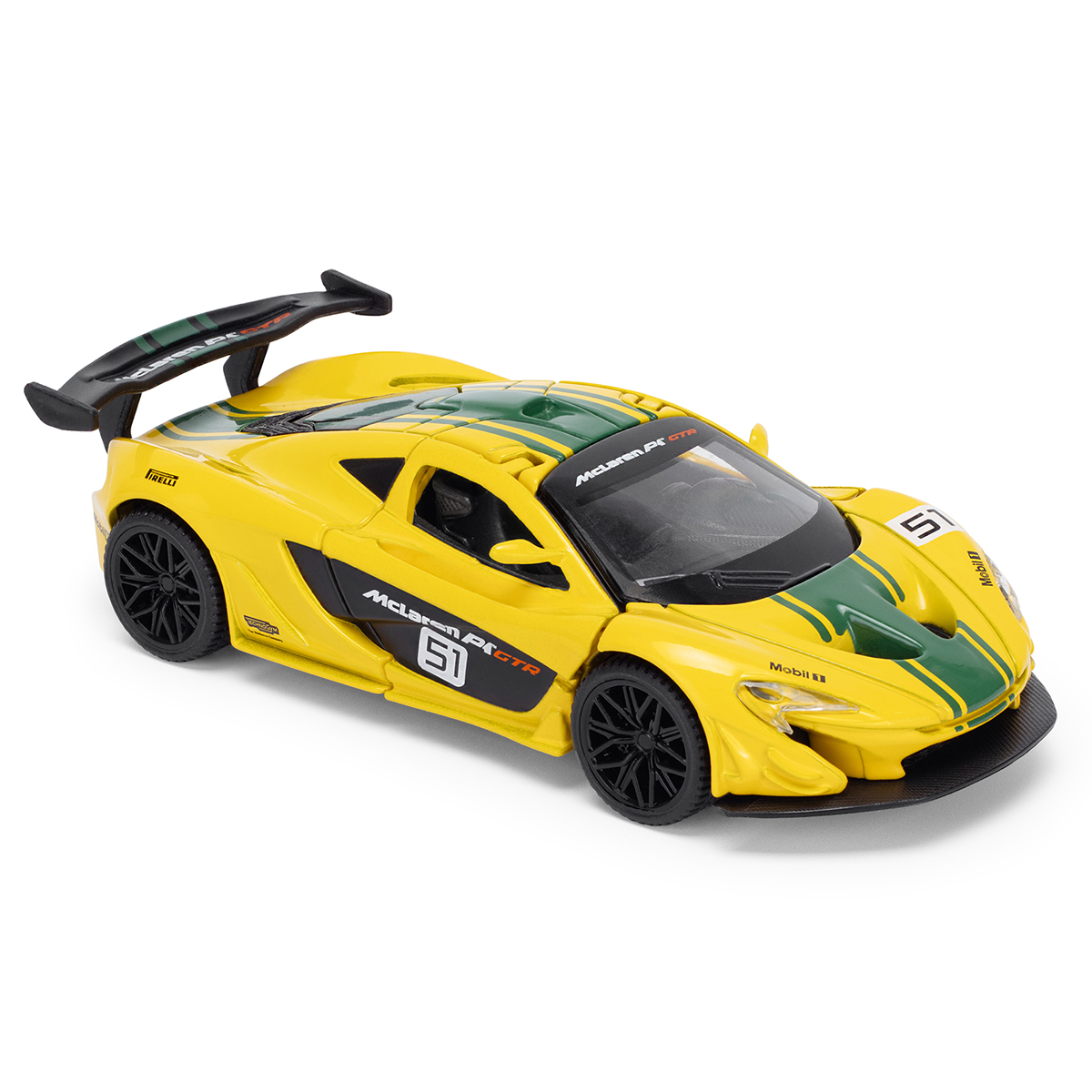Автомодель McLaren P1 Techno Drive 1:24 Жовта — превʼю 8