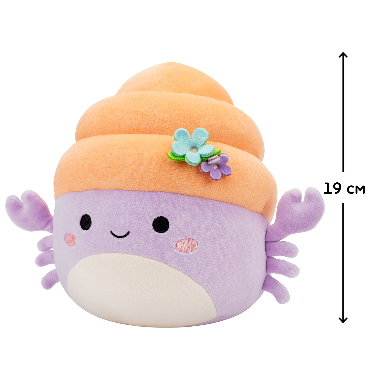 М'яка іграшка Squishmallows – Краб-самітник Арко (Arko) – 19 см — превʼю 2