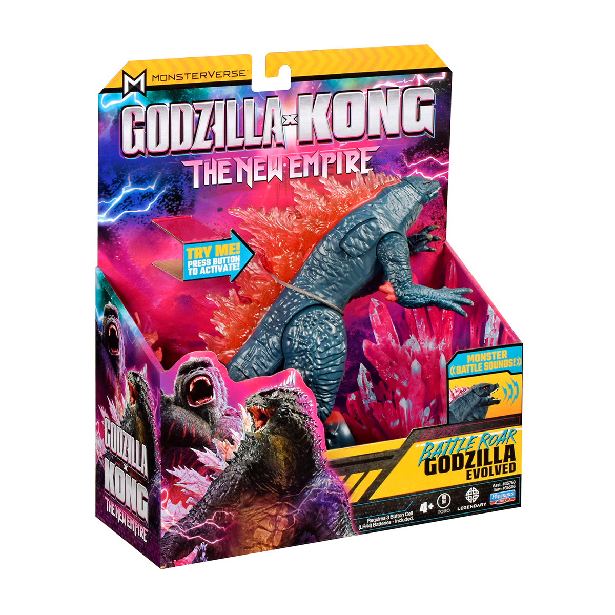 Фігурка Godzilla x Kong Ґодзілла 18 см зі звуком — превʼю 6