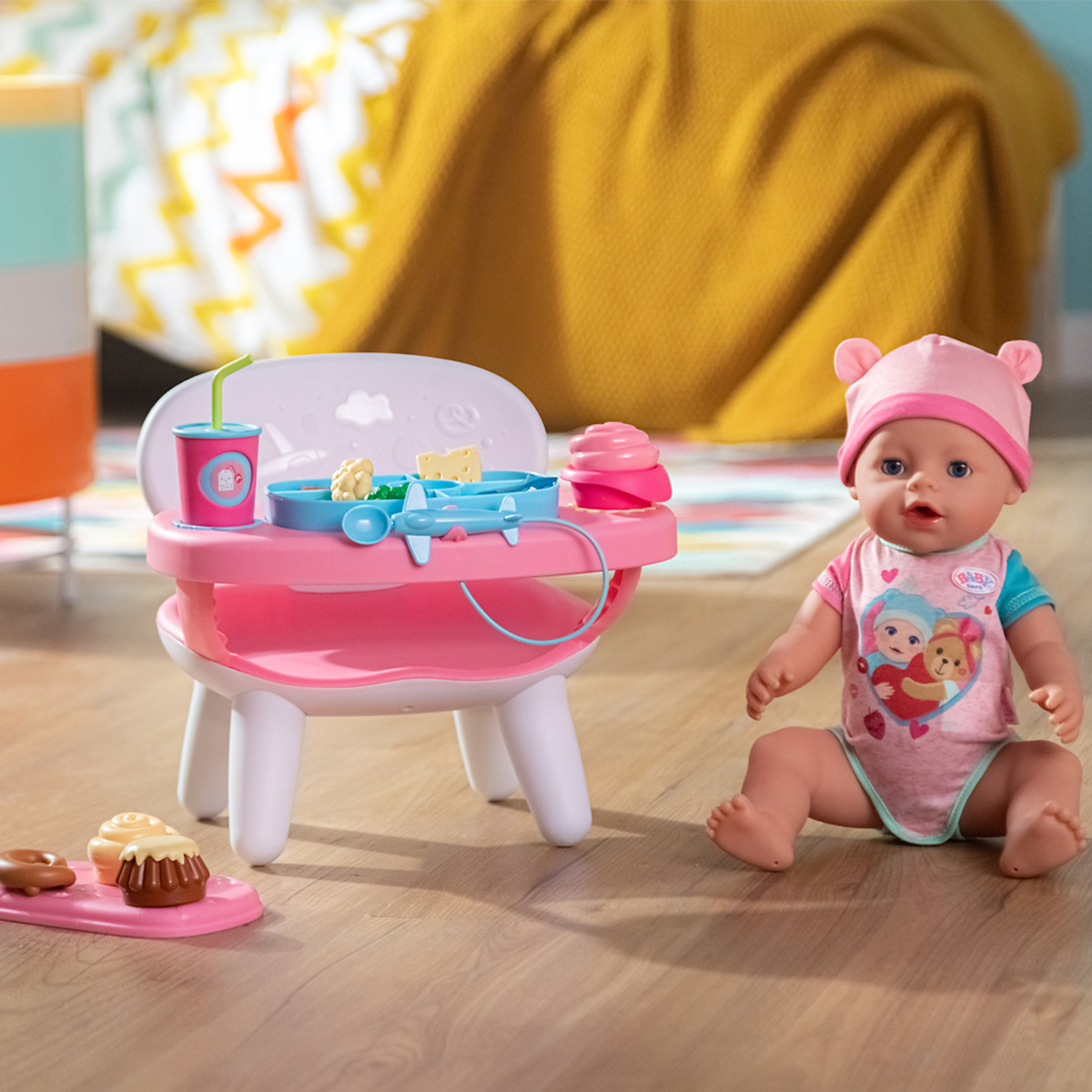 Інтерактивний столик для годування ляльки Baby Born S2 Час обіду зі звуком та світлом — превʼю 7
