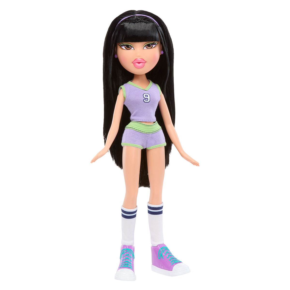 Ігровий набір баскетболістка Джейд Bratz Play Sportz 29 см чорне волосся — превʼю 2