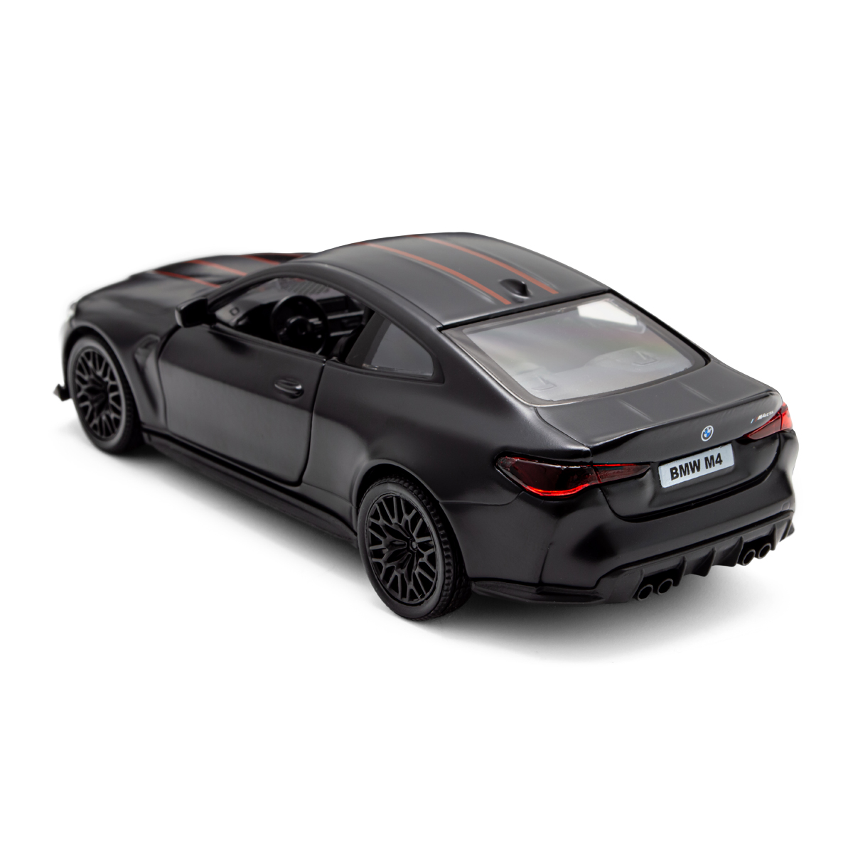 Автомодель BMW M4 CSL 2023 Techno Drive 1:38 металева Чорна — превʼю 9