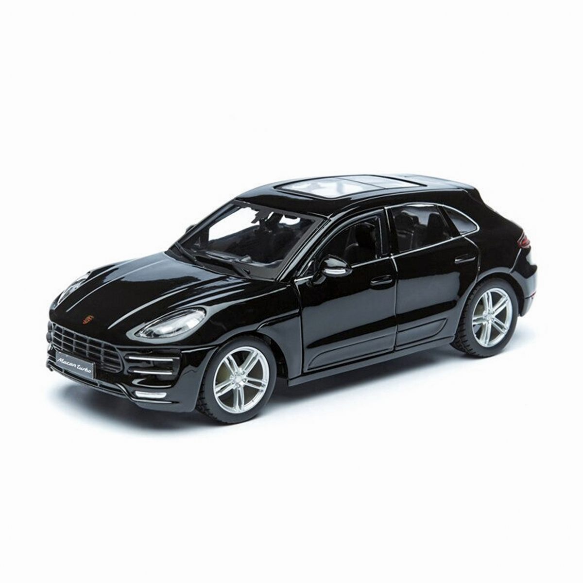Колекційна автомодель Porsche Macan Bburago 1:24 металева з дверима, що відкриваються — превʼю 3