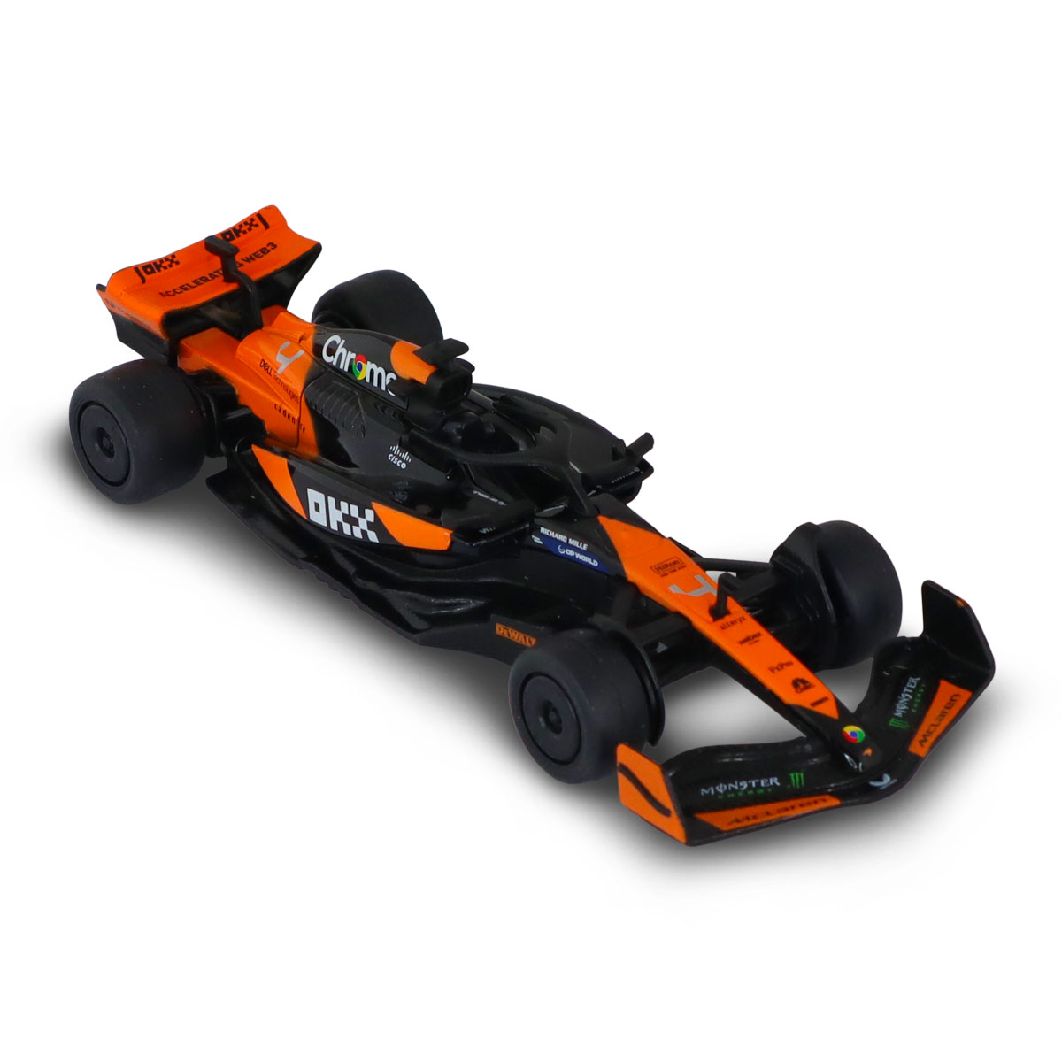 Автомодель Techno Drive McLaren F1 2024 металева 1:43 Помаранчева — превʼю 13