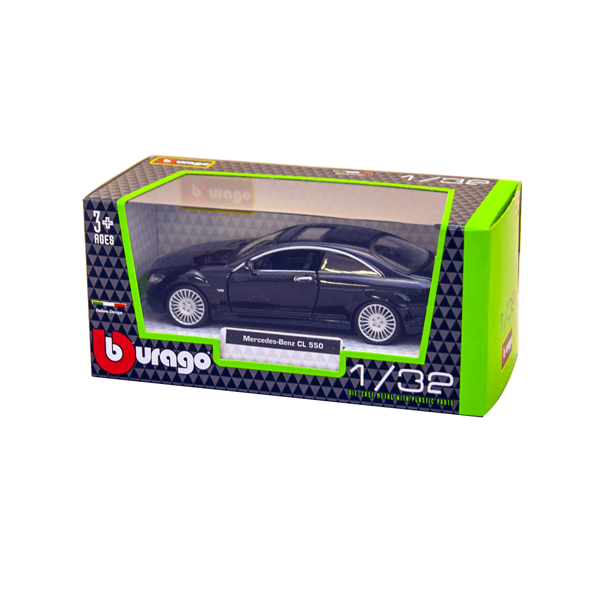 Автомодель Mercedes-Benz CL-550 Bburago Street Fire 1:32 металева — превʼю 2