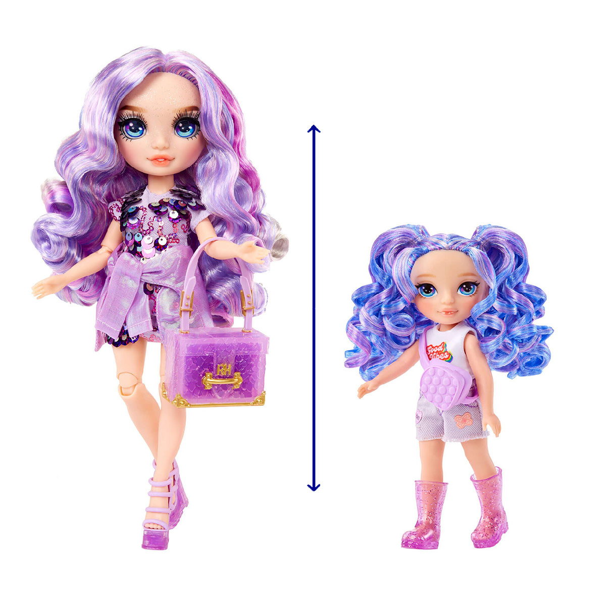 Лялька Rainbow High Littles Аметиста 15 см з улюбленцем — превʼю 6