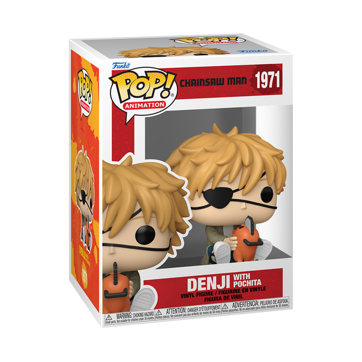 Ігрова фігурка Колекційна Funko POP - Денджі та Почіта Chainsaw Man Багатоколірний