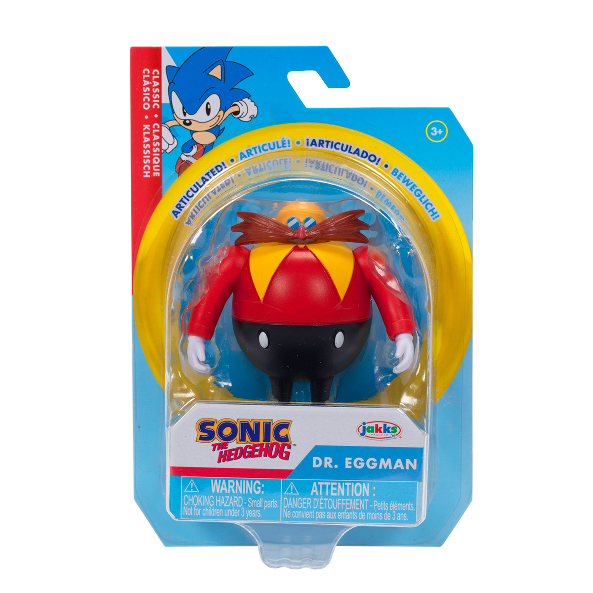 Ігрова фігурка Sonic The Hedgehog Доктор Еггман 6 см з артикуляцією — превʼю 1