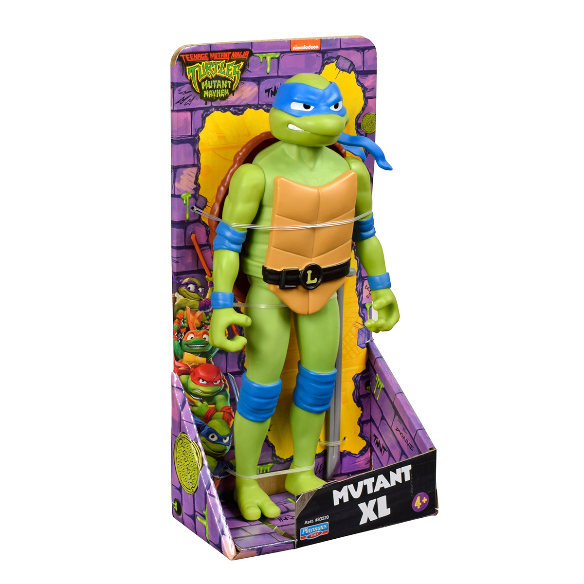 Ігрова фігурка TMNT Леонардо XL 28 см з аксесуарами — превʼю 3