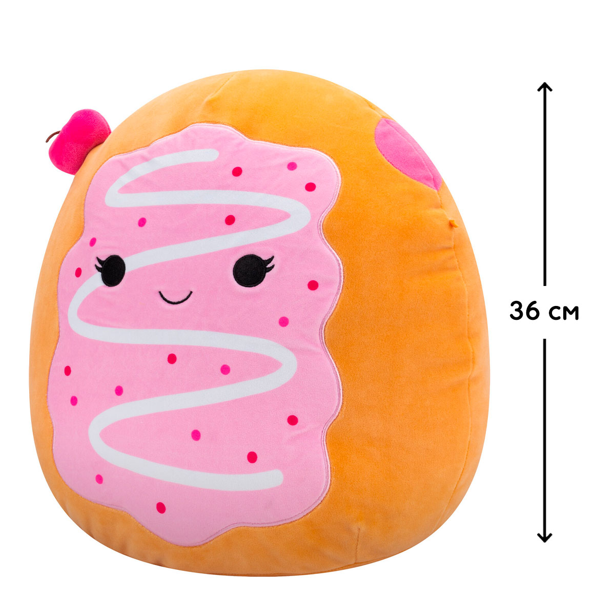 М'яка іграшка Squishmallows — Вишневий пончик Перл (Cherry Donut Pearl) — 36 cm — превʼю 2