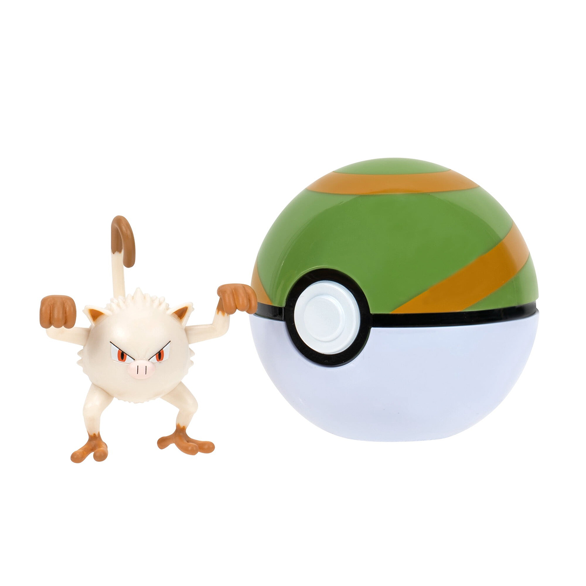 Ігровий набір Pokemon W14 Манкі з покеболом 5 см фігурка Jazwares Pokemon — превʼю 2