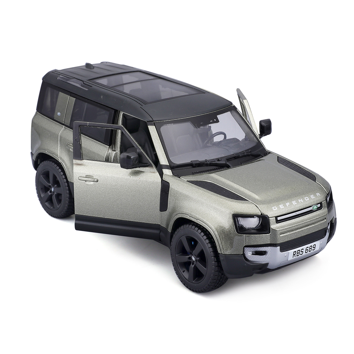 Автомодель Land Rover Defender 110 2022 Bburago 1:24 Зелений металік — превʼю 5
