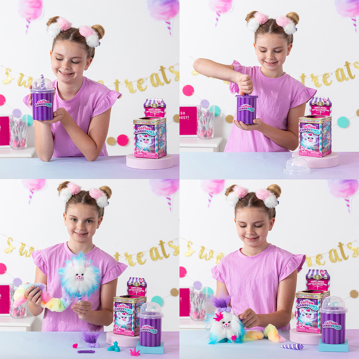М'яка іграшка Cotton Candykins — Пухнастий улюбленець (Fluffy Pet) — 15 см — превʼю 4