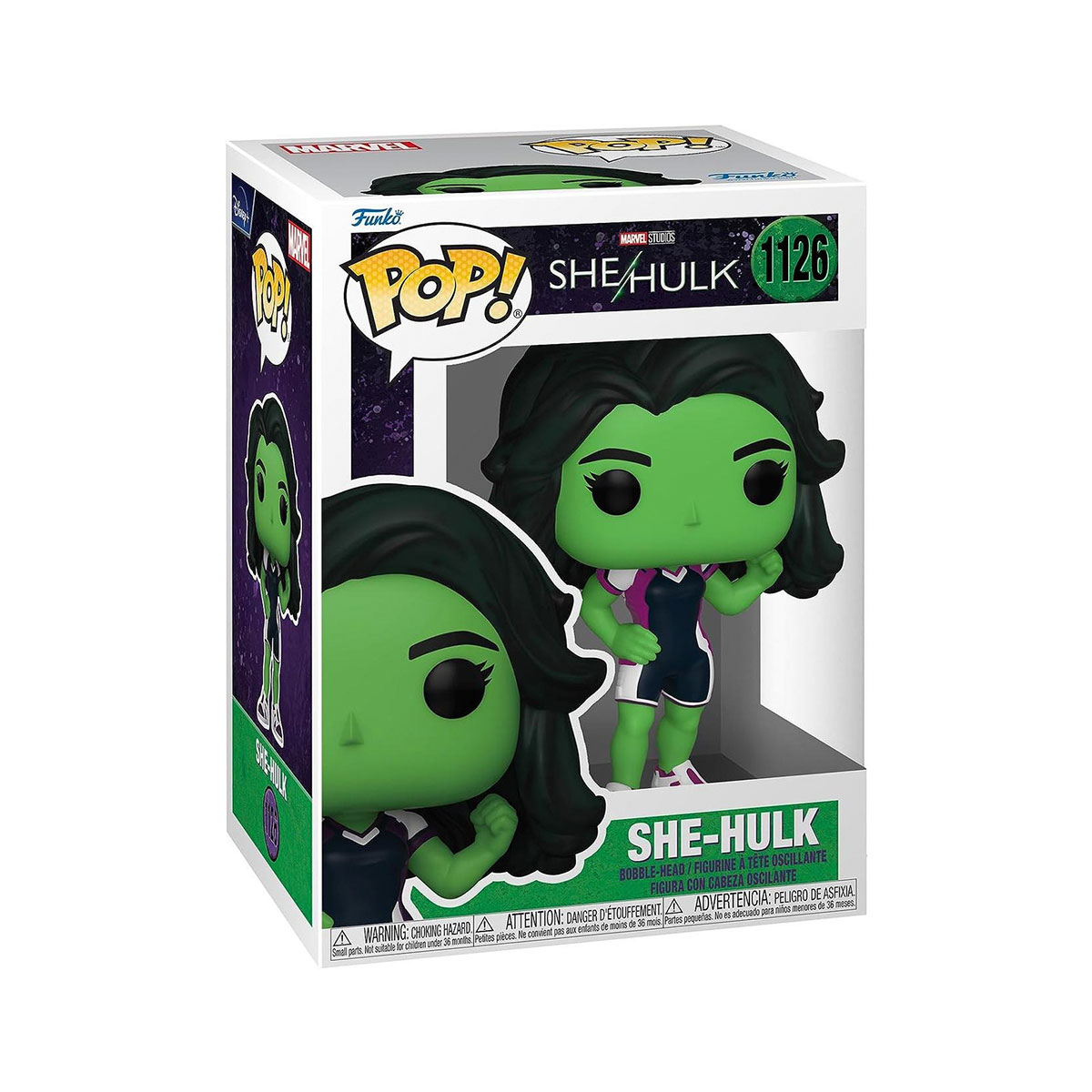 Колекційна фігурка Marvel She-Hulk - Funko POP Жінка-Галк - Різноколірна — превʼю 5