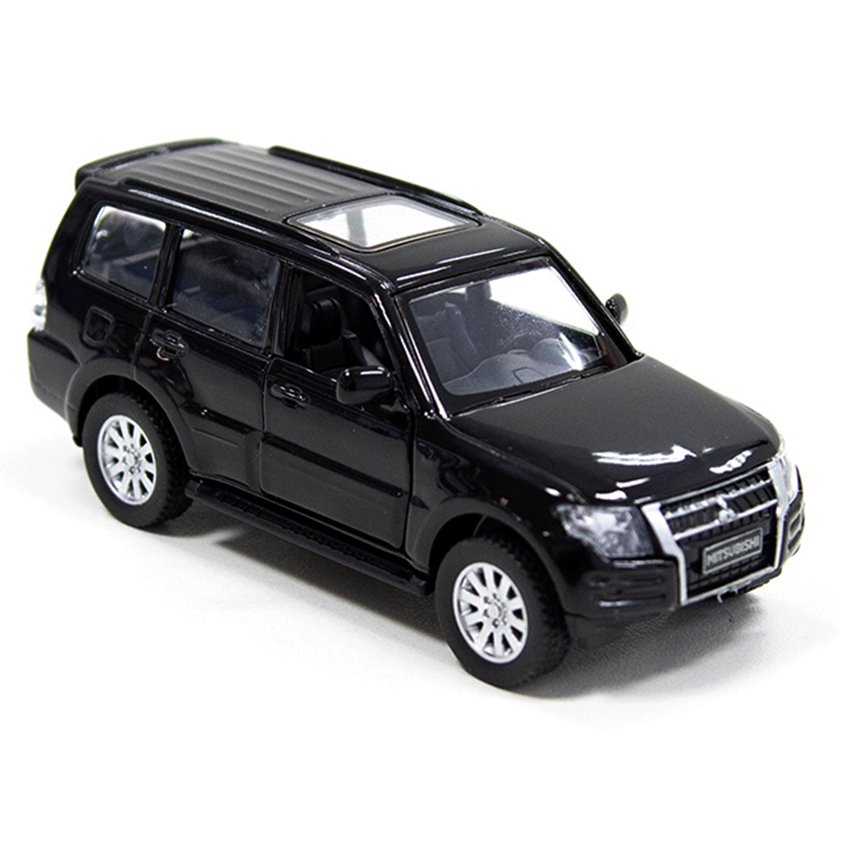 Автомодель Techno Drive Mitsubishi Pajero 4WD Turbo металева Чорна — превʼю 10