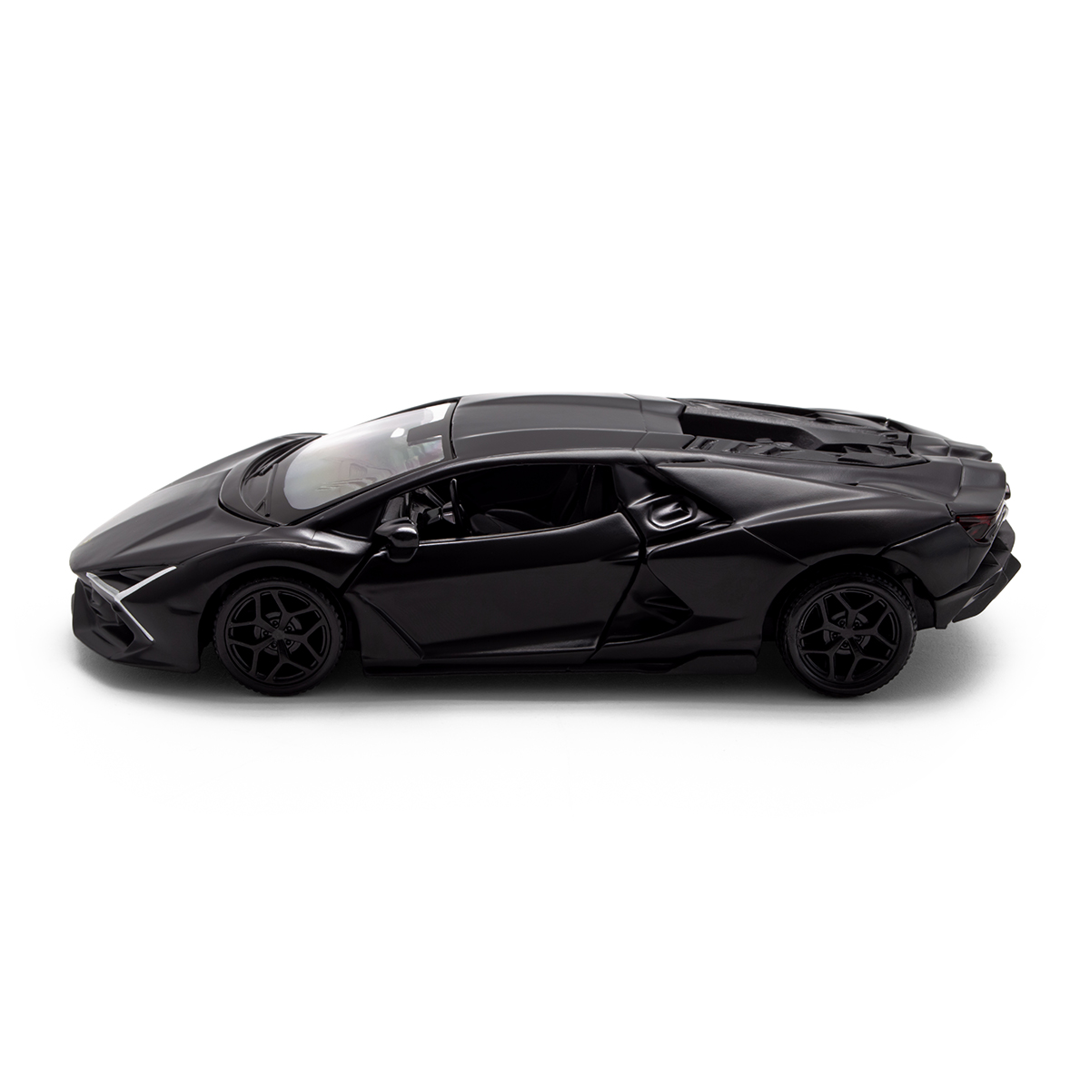 Автомодель Lamborghini Revuelto Techno Drive металева 1:39 Матова чорна — превʼю 8