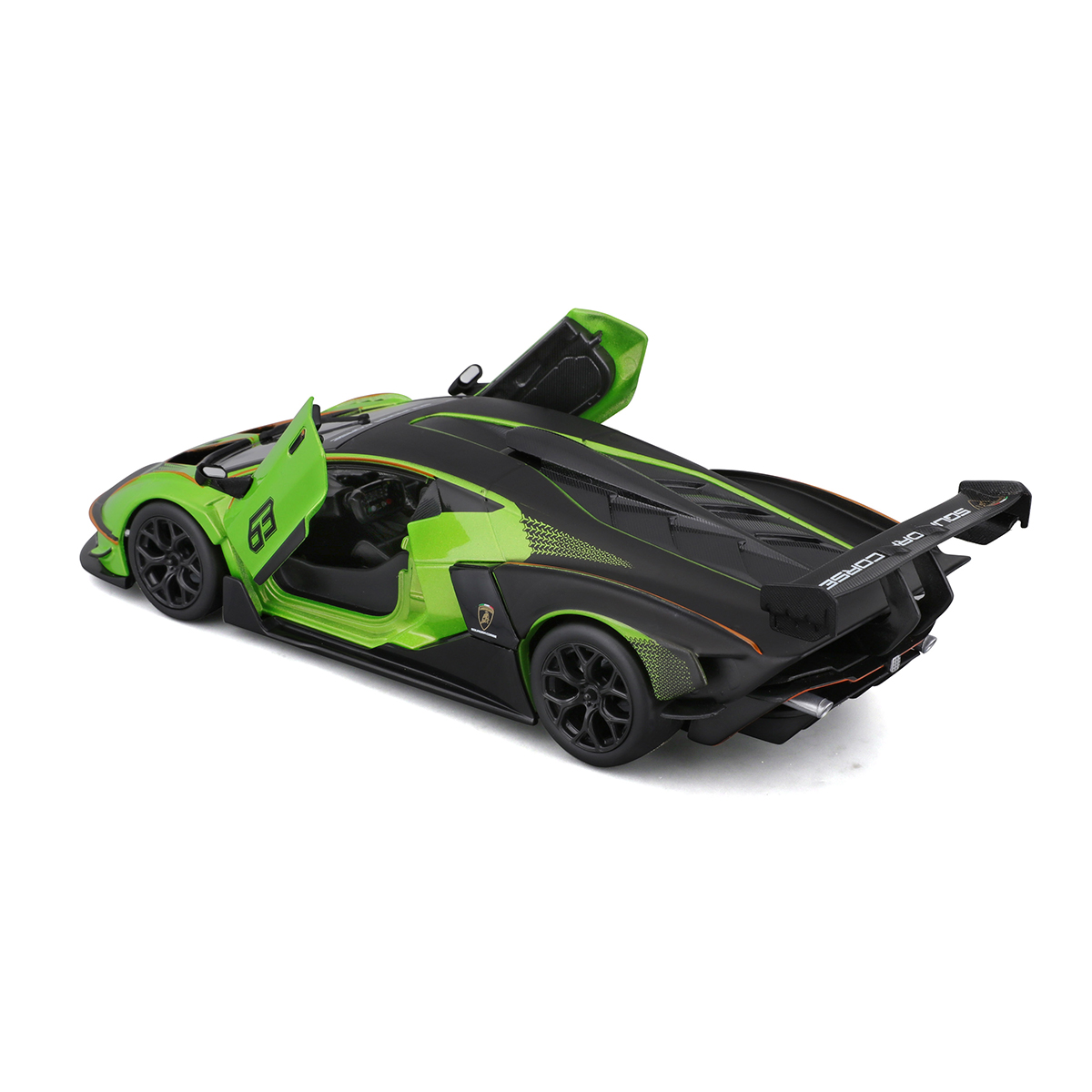 Колекційна автомодель Lamborghini Essenza SCV12 Bburago 1:24 Зелена — превʼю 4