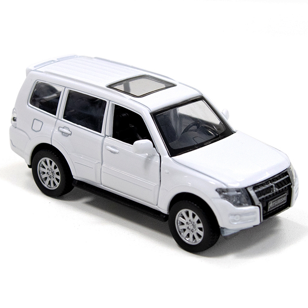 Автомодель Techno Drive Mitsubishi Pajero 4WD Turbo металева Біла — превʼю 10