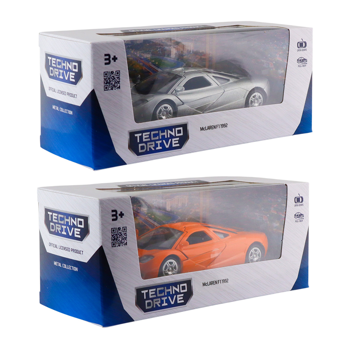 Автомодель Techno Drive McLaren F1 1992 металева 1:34 — превʼю 4