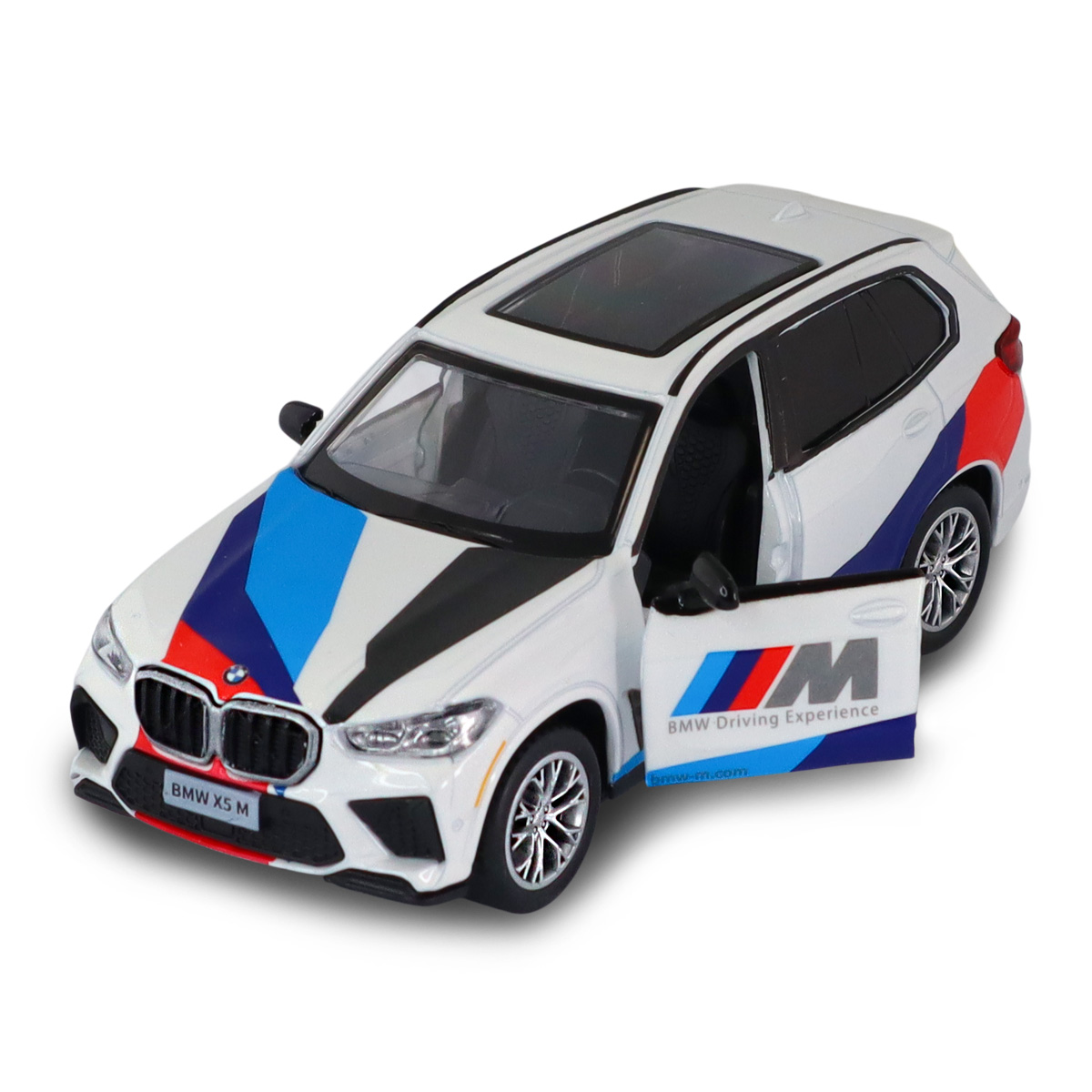 Автомодель BMW X5 M Techno Drive металева 1:43 Біла — превʼю 15