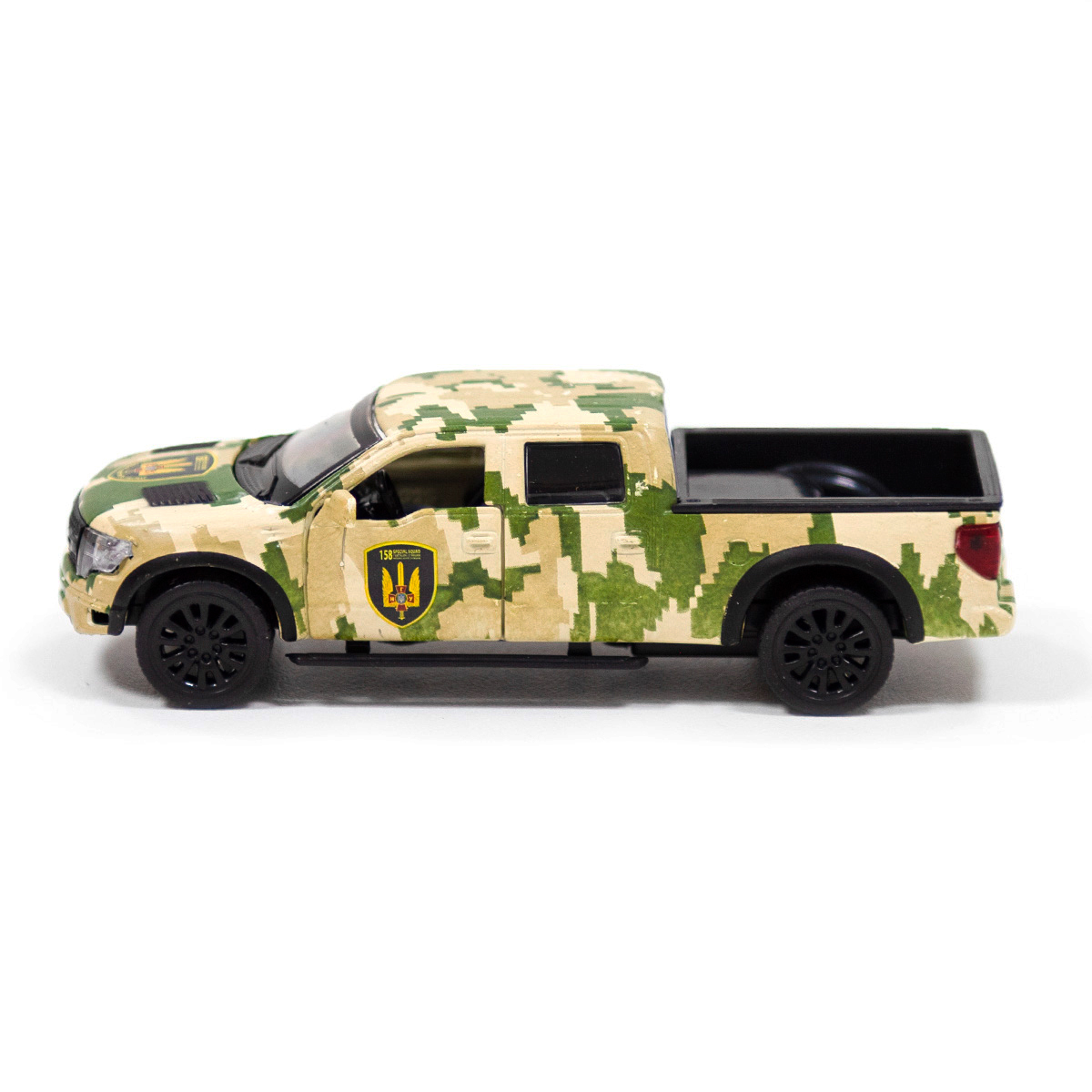 Автомодель Ford F-150 SVT Raptor Мілітарі Techno Drive металева — превʼю 4