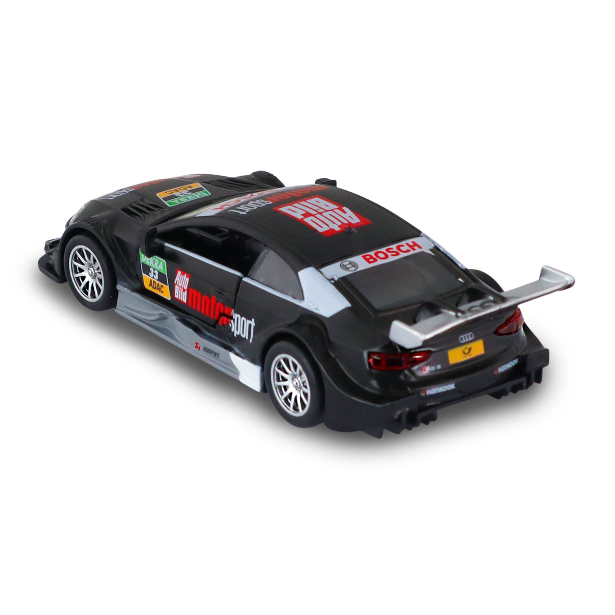 Автомодель TechnoDrive Audi RS 5 DTM 1:43 металева Чорна — превʼю 8