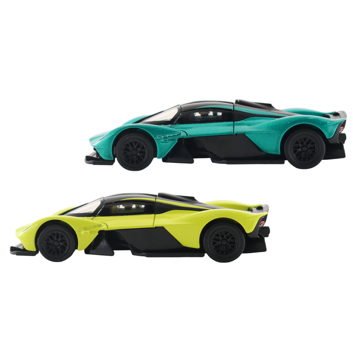 Автомодель Techno Drive Aston Martin Valkyrie 2024 металева 1:39 Зелена — превʼю 2