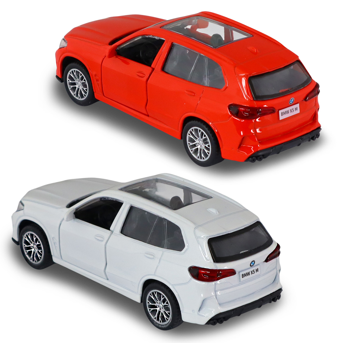 Автомодель BMW X5 M Techno Drive металева 1:43 pull-back Біла — превʼю 9