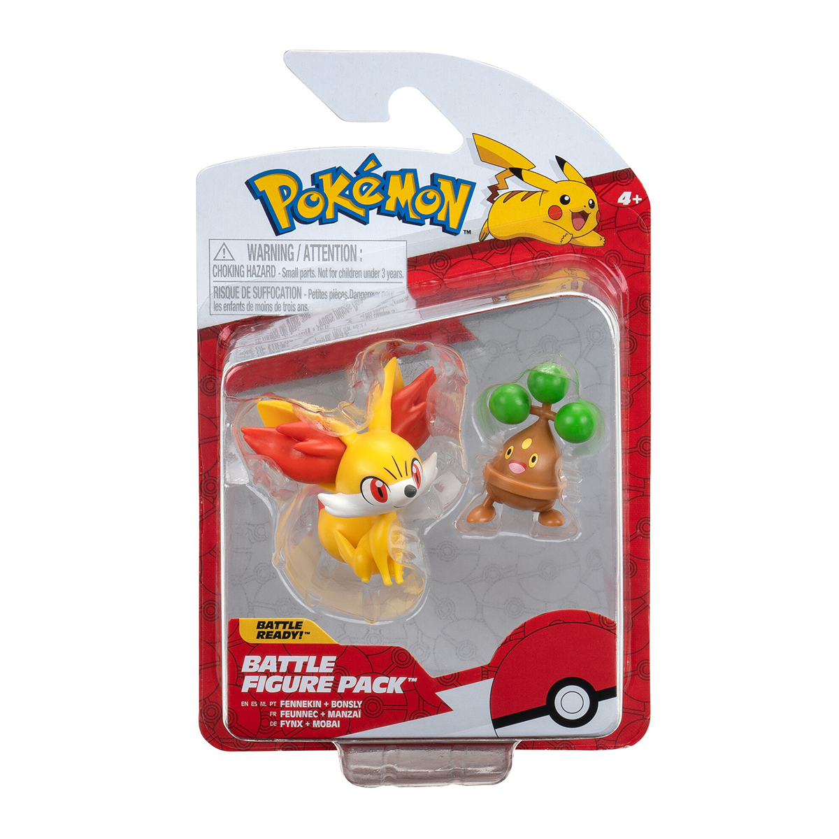 Набір ігрових фігурок Pokemon Фенекін і Бонслай 2 шт 5 см