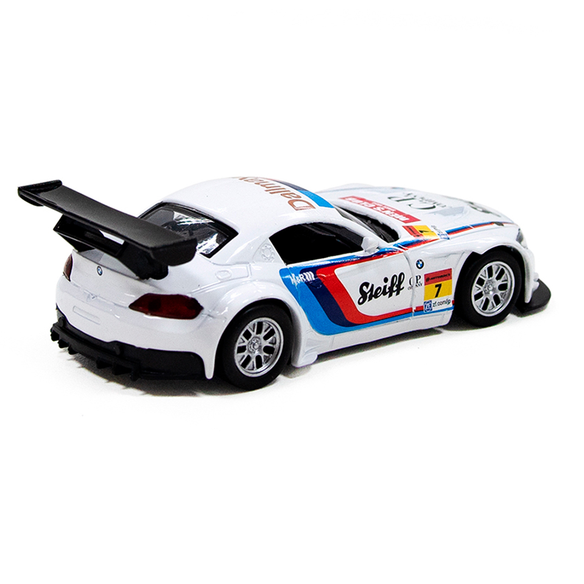 Автомодель BMW Z4 GT3 Techno Drive металева Біла — превʼю 8