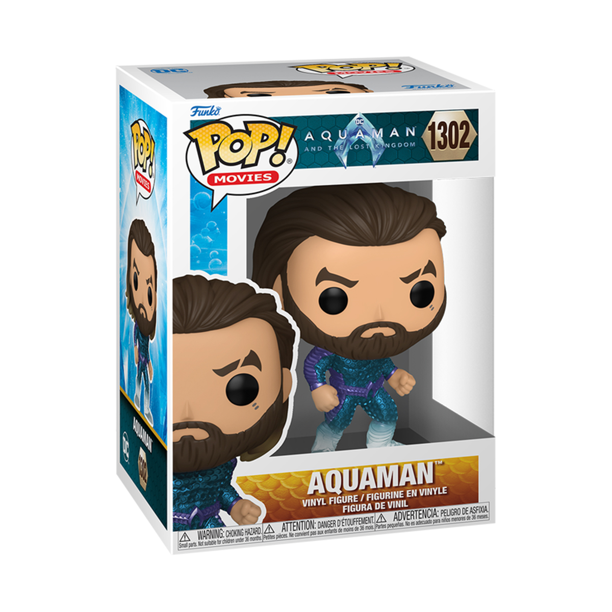 Ігрова фігурка Funko POP Aquaman-Аквамен колекційна супергеройська вінілова — превʼю 1