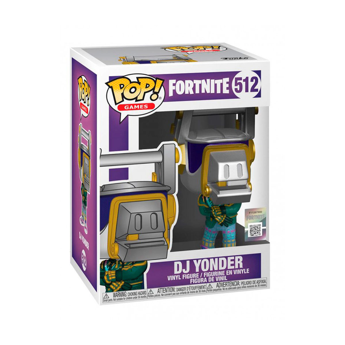 Ігрова фігурка Funko Pop Fortnite DJ Yonder - Ем Сі Лама колекційна Різнокольоровий — превʼю 4