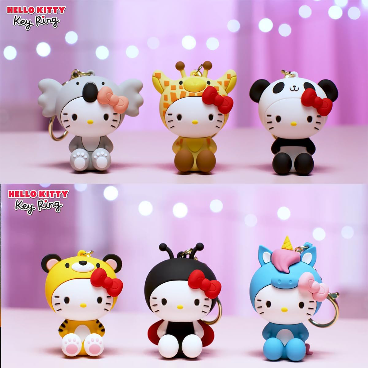 Фігурка-брелок Hello Kitty Карнавал колекційна 6 видів — превʼю 8