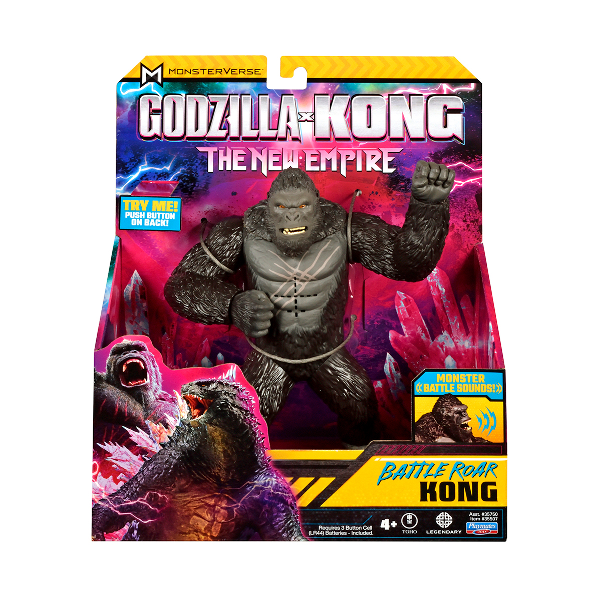 Фігурка Godzilla x Kong Конг з рухливими частинами тіла 18 см зі звуком — превʼю 5