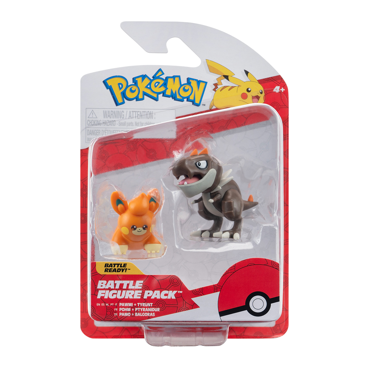 Набір ігрових фігурок Pokemon W17 - Тайрант і Павмі 2 шт